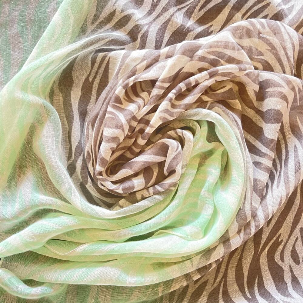Lovely Grey Green Scarf 66 x 20